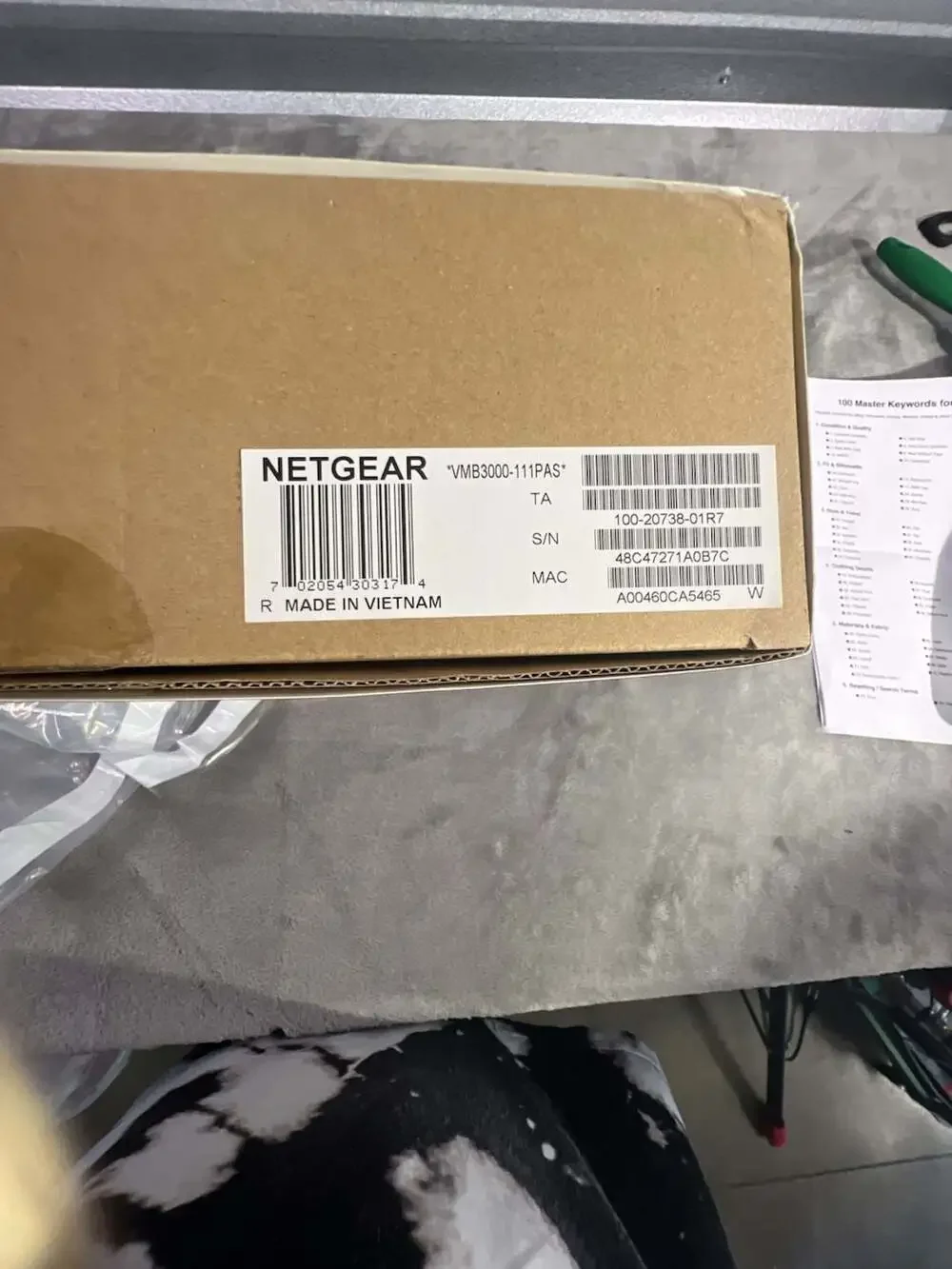 Netgear Arlo Wire-Free HD Camera and Base Station System. NOT TESTED.